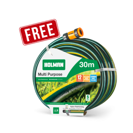 Holman 12mm × 30m Multi-Purpose Garden Hose 