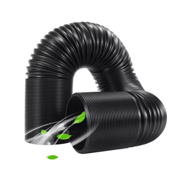 SeaHawk Black Flexible Duct 100mm x 5m for efficient airflow in grow rooms.