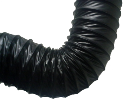 SeaHawk Black Flexible Duct 100mm x 5m for efficient airflow in grow rooms.