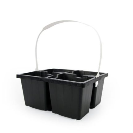 4 Cell Pack Propagation Punnet, durable black tray for seedlings and cuttings in nurseries and greenhouses