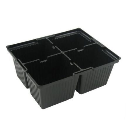 4 Cell Propagation Punnet – Thermoformed, lightweight and durable for nursery and greenhouse use