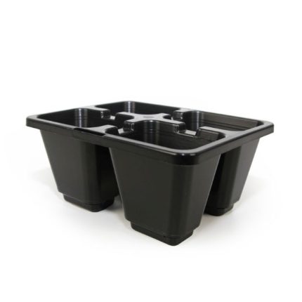 4 Cell Punnet Fitting 6 Per Seedling Tray – compact, durable punnets for efficient seedling propagation. Ideal for nurseries and home gardening.