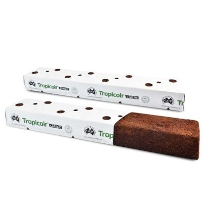 Coir Grow Bag Pith 16 Holes, Tropicoir substrate for hydroponics and outdoor gardening with pre-cut holes