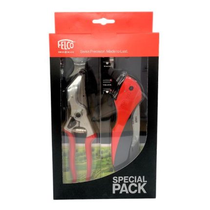 Felco 4 Pruning Shear and Felco 600 Pull Saw set for versatile gardening tasks