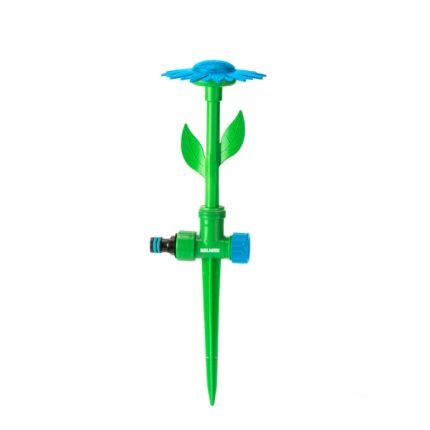 Holman Mini Daisy Sprinkler, lightweight and efficient with a gentle spray pattern for gardens and lawns