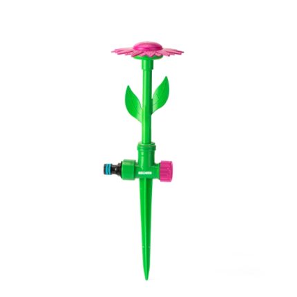 Holman Mini Daisy Sprinkler, lightweight and efficient with a gentle spray pattern for gardens and lawns