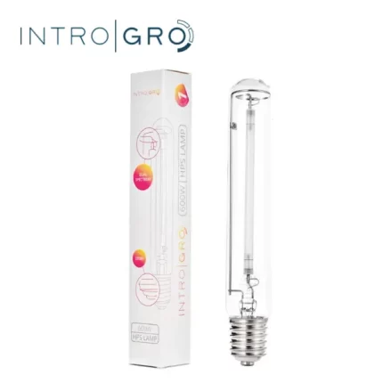 IntroGro 600W HPS Lamp with 2050K spectrum for indoor flowering plants